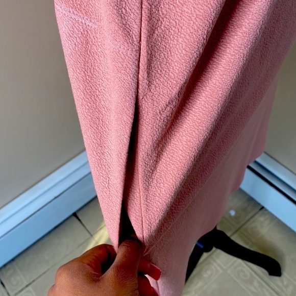 ZARA Pink/Peach Midi Shirt Dress - Picture 6 of 15
